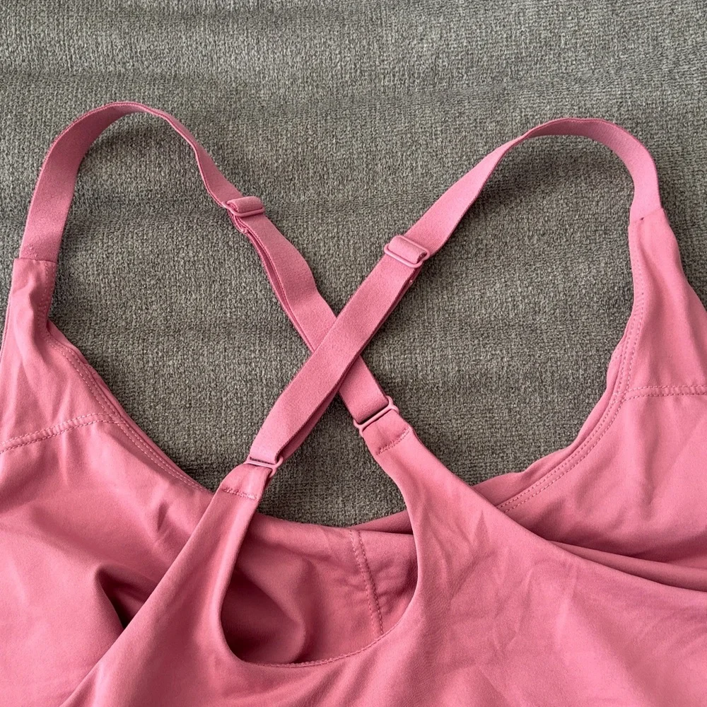 Persit Women’s U.S. XL Dusty Pink Halter Athletic Dress With Built in Shorts - Picture 8 of 10